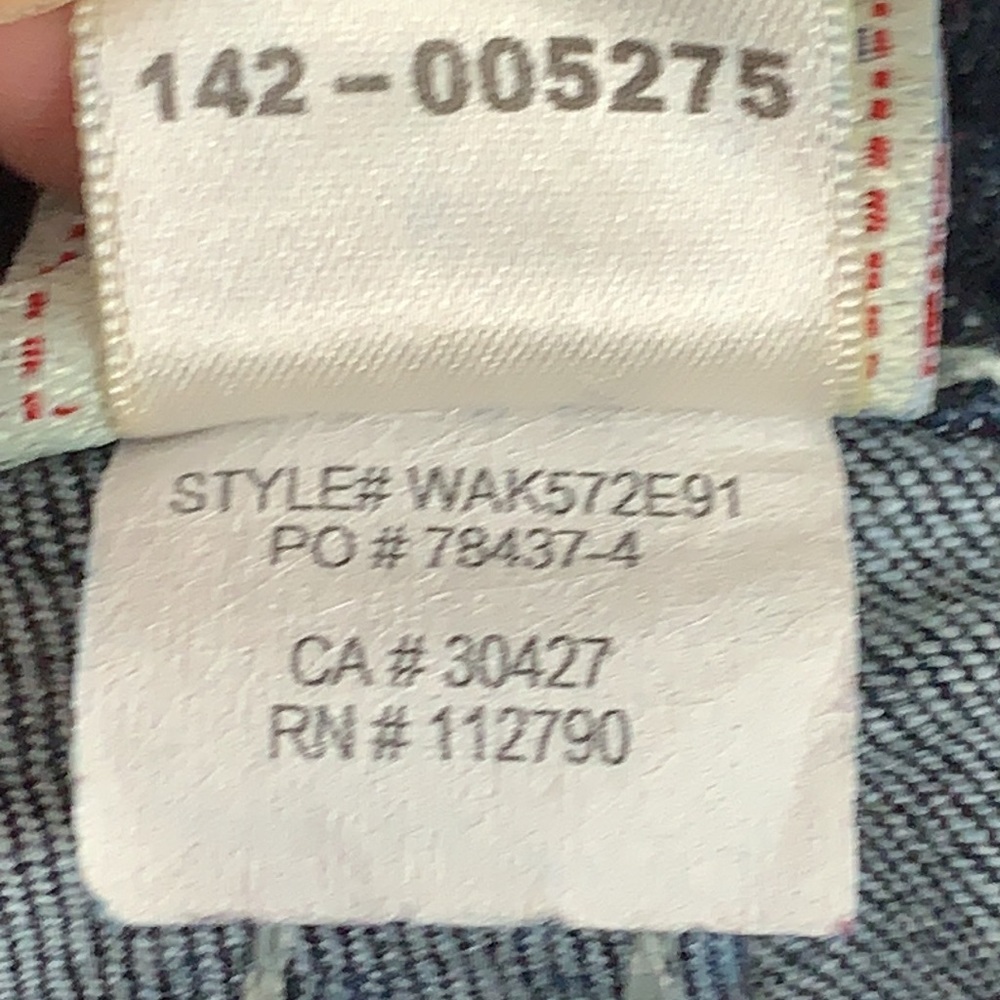 True religion straight leg dark wash jeans size 27 - Picture 5 of 15
